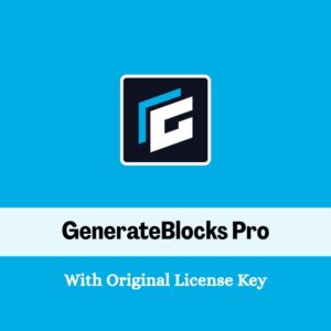 GenerateBlocks Pro Plugin – With License Key